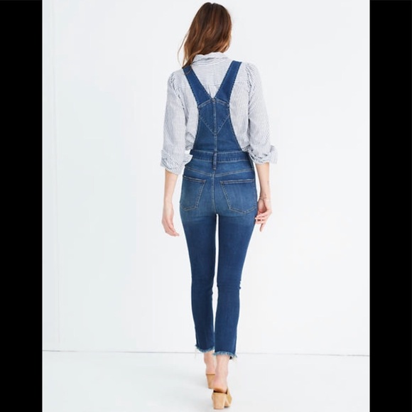 NWT Madewell Skinny Leggings Denim Overalls - Picture 3 of 5